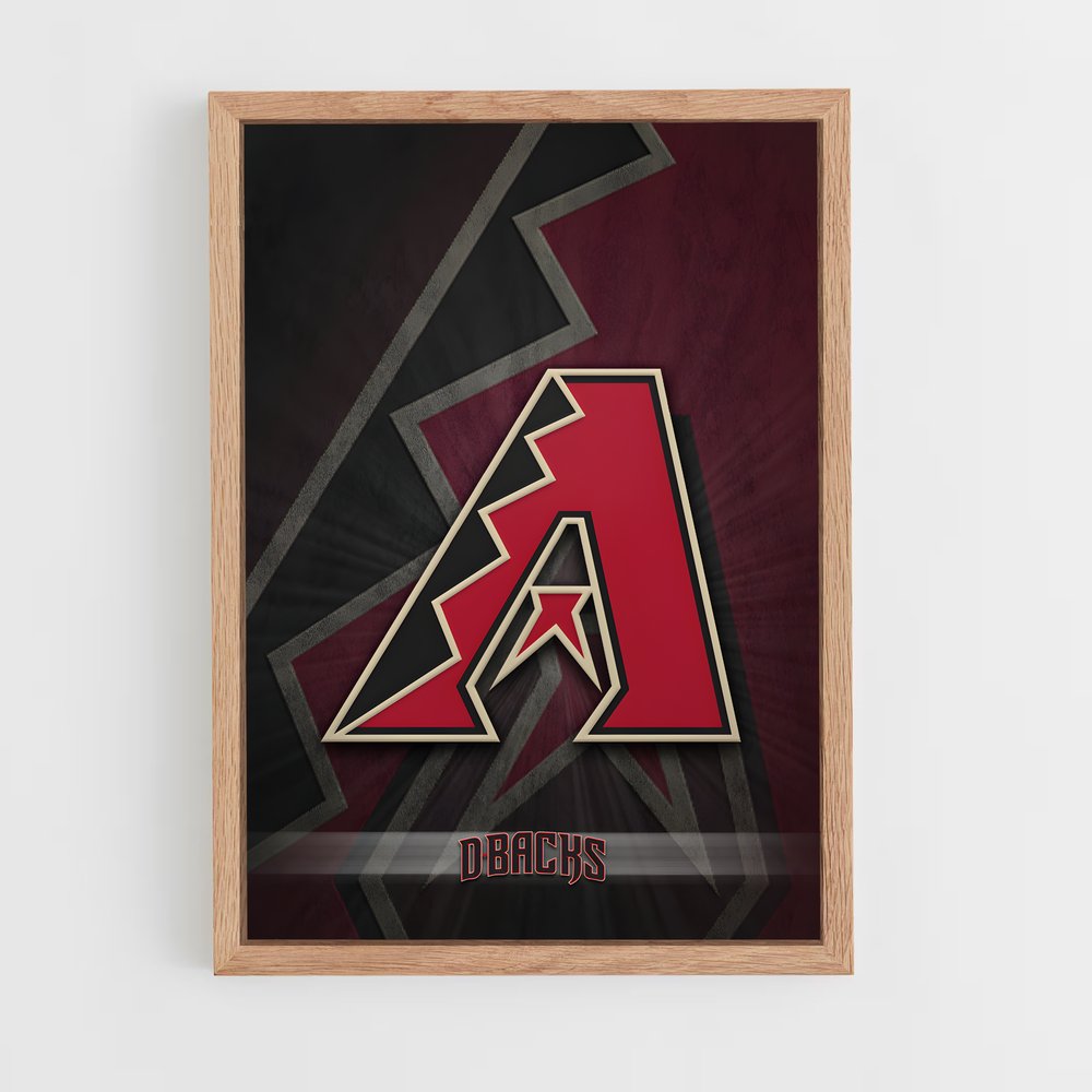 ap-arizona diamondbacks-3 cadre Bois clair
