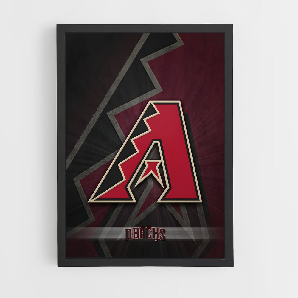 ap-arizona diamondbacks-3 cadre Noir