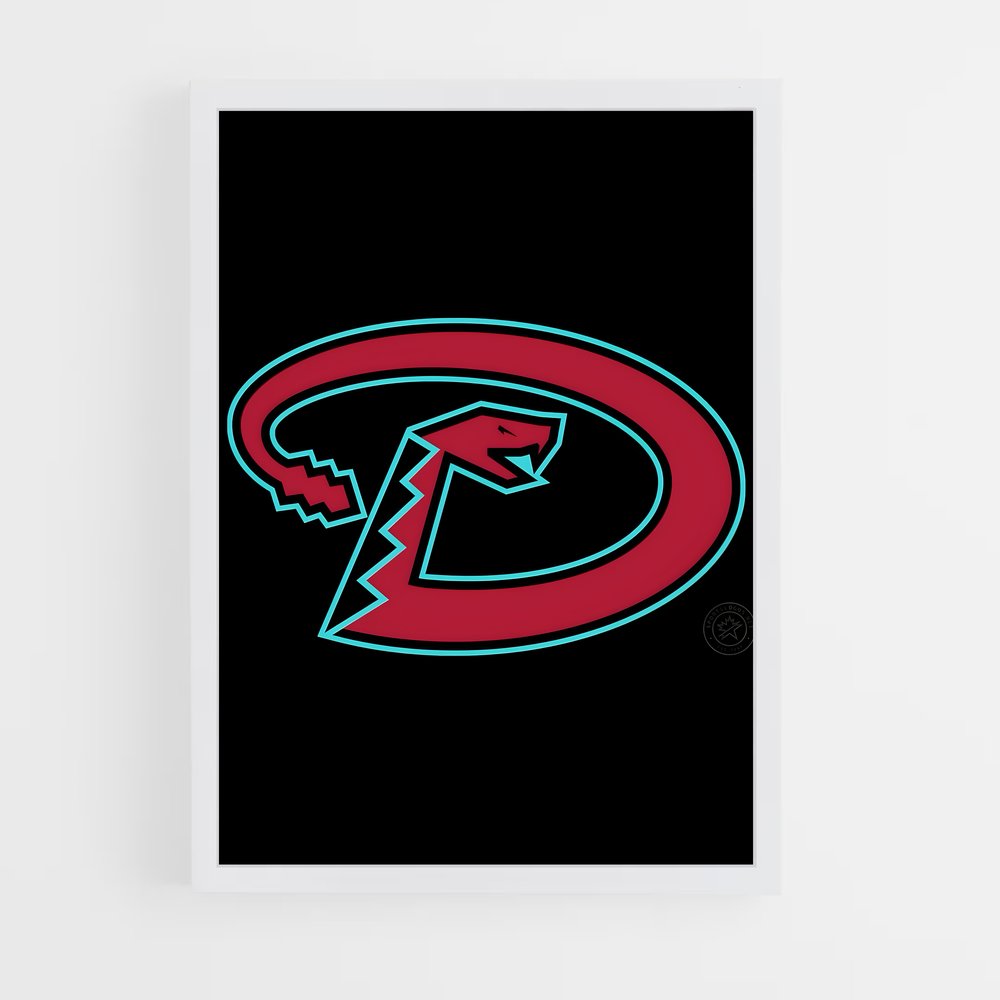 ap-arizona diamondbacks-4 cadre Blanc