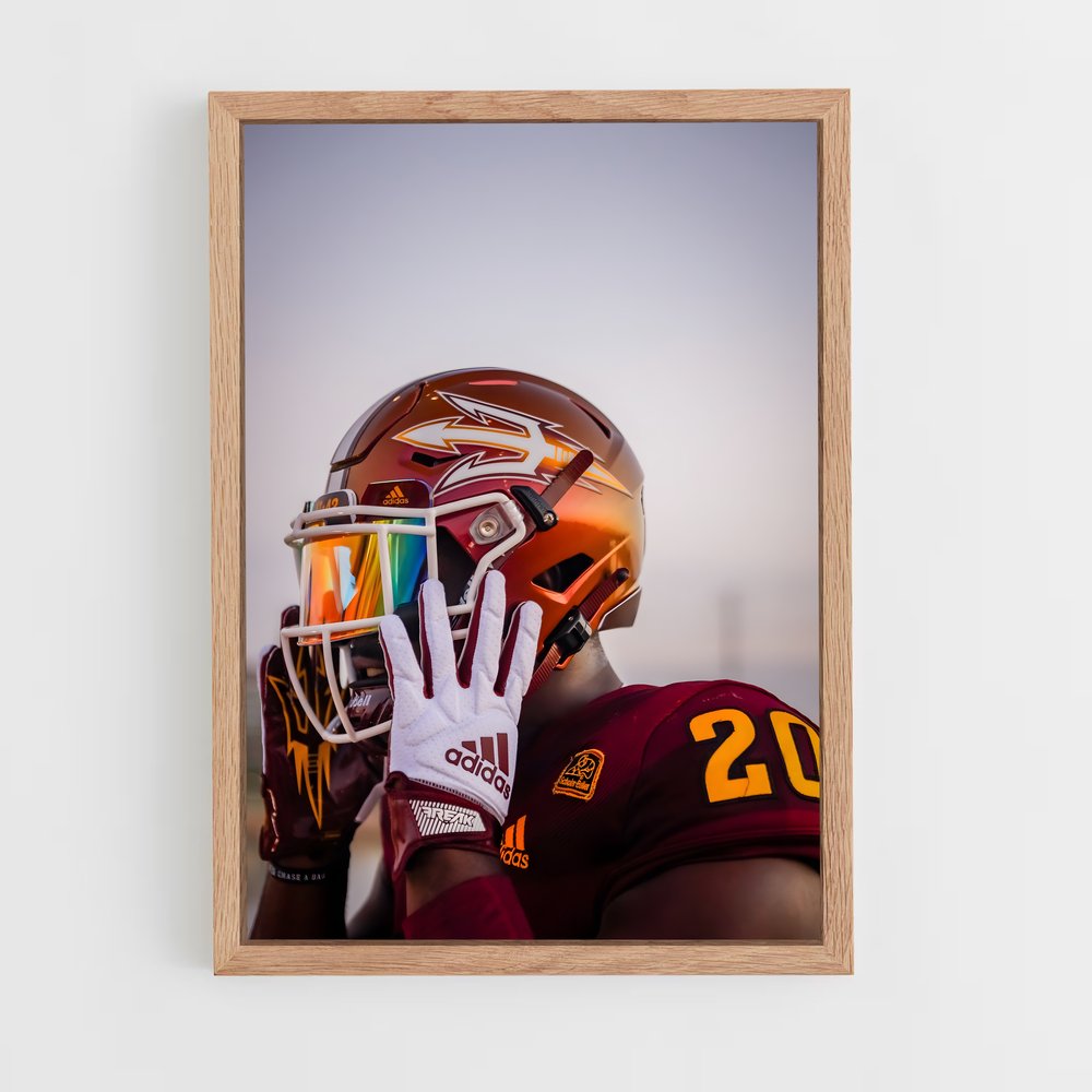 ap-arizona state sun devils-2 cadre Bois clair