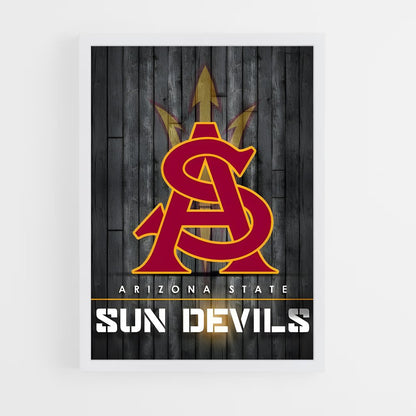 ap-arizona state sun devils-5 cadre Blanc