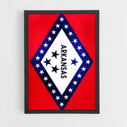 ap-arkansas flag-1 cadre Noir