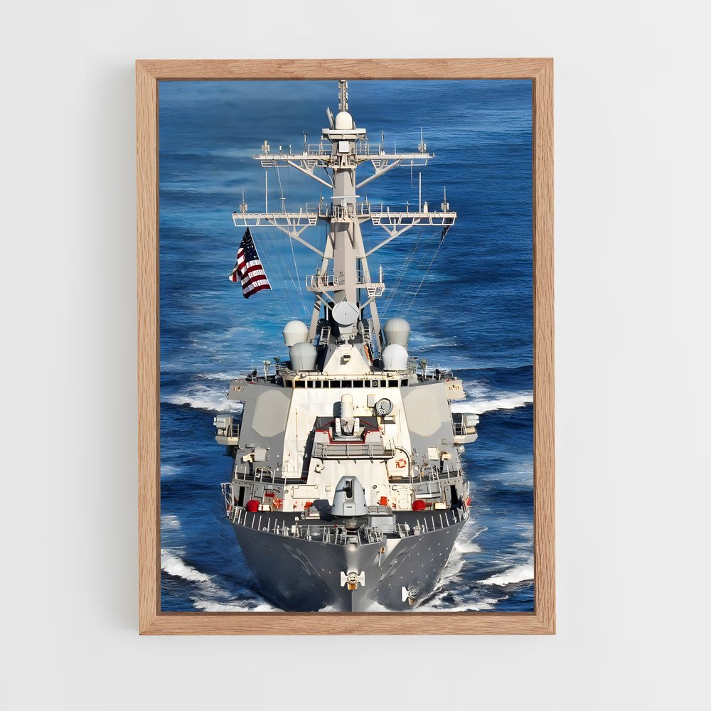 ap-arleigh burke class-4 cadre Bois clair