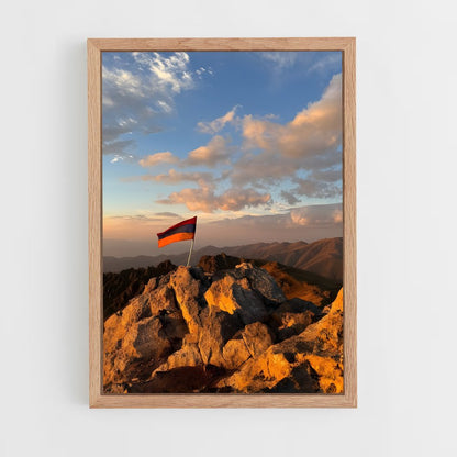 ap-armenia flag-1 cadre Bois clair