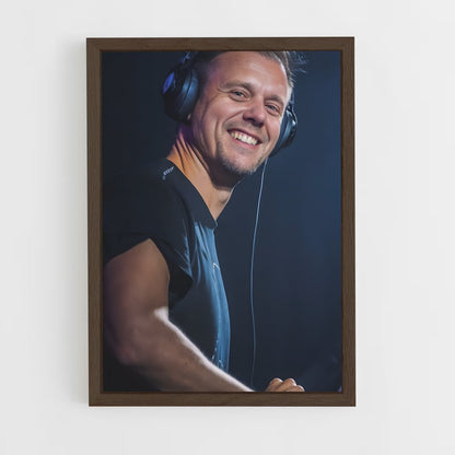 ap-armin van buuren-10 cadre Bois foncé