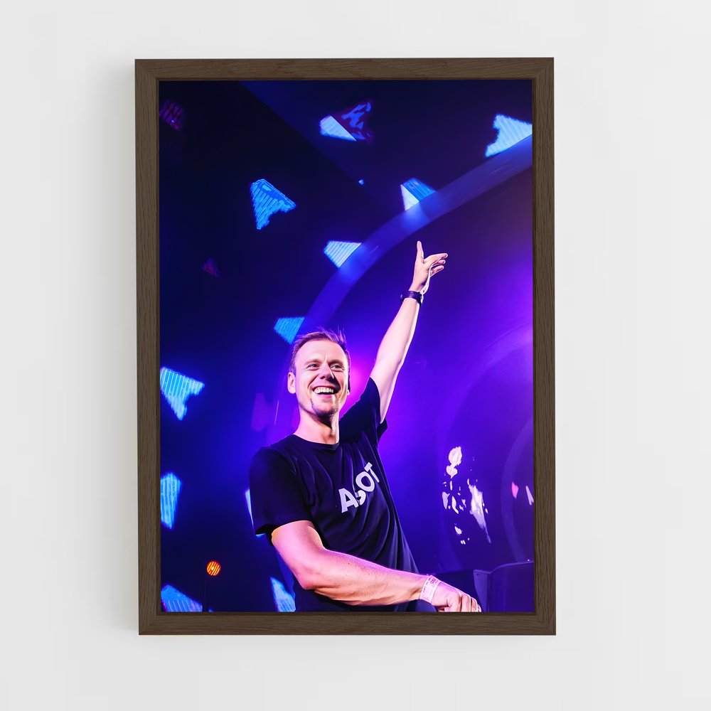 ap-armin van buuren-5 cadre Bois foncé