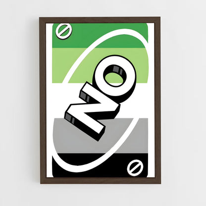 ap-aromantic flag-2 cadre Bois foncé