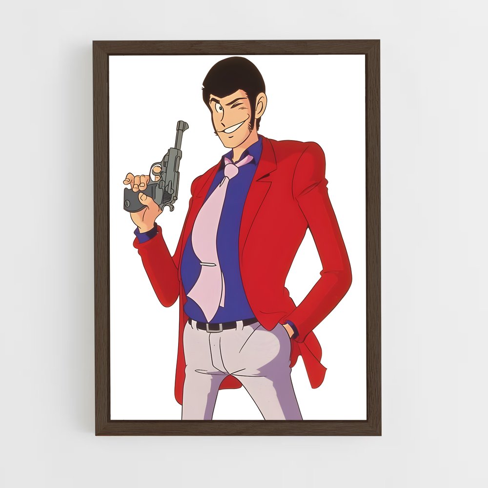 ap-arsene lupin iii-1 cadre Bois foncé