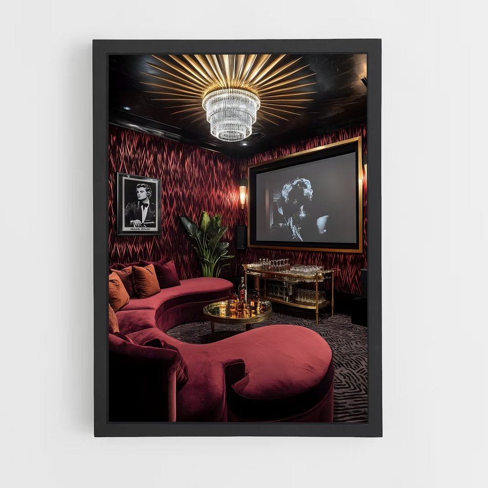 ap-art deco-10 cadre Noir