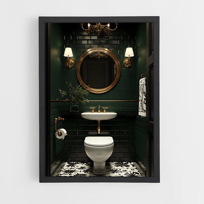 ap-art deco-11 cadre Noir