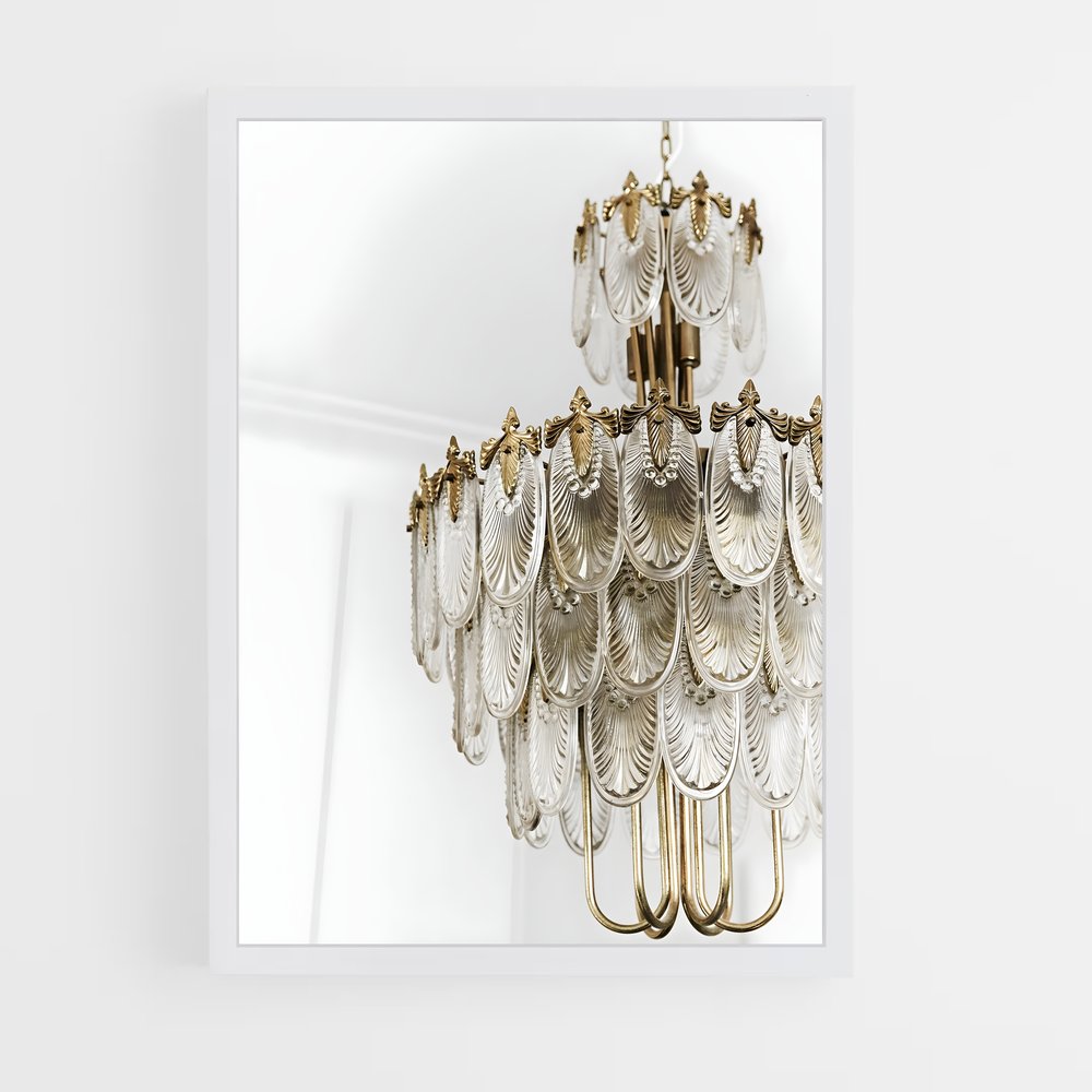 ap-art deco-5 cadre Blanc
