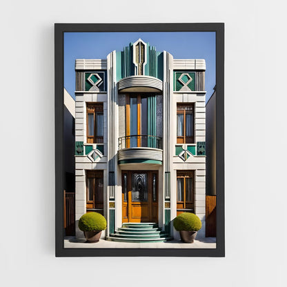 ap-art deco architecture-2 cadre Noir