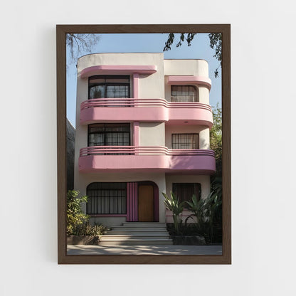 ap-art deco architecture-9 cadre Bois foncé