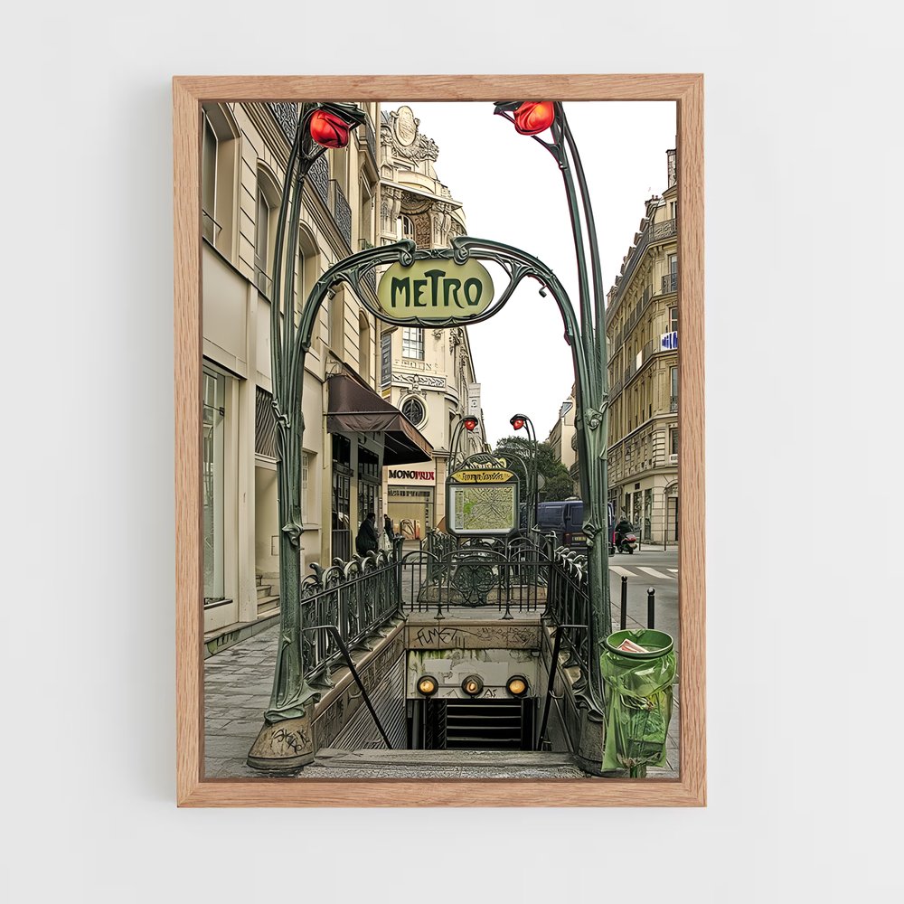 ap-art nouveau-1 cadre Bois clair