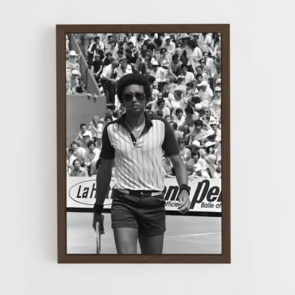 ap-arthur ashe-2 cadre Bois foncé
