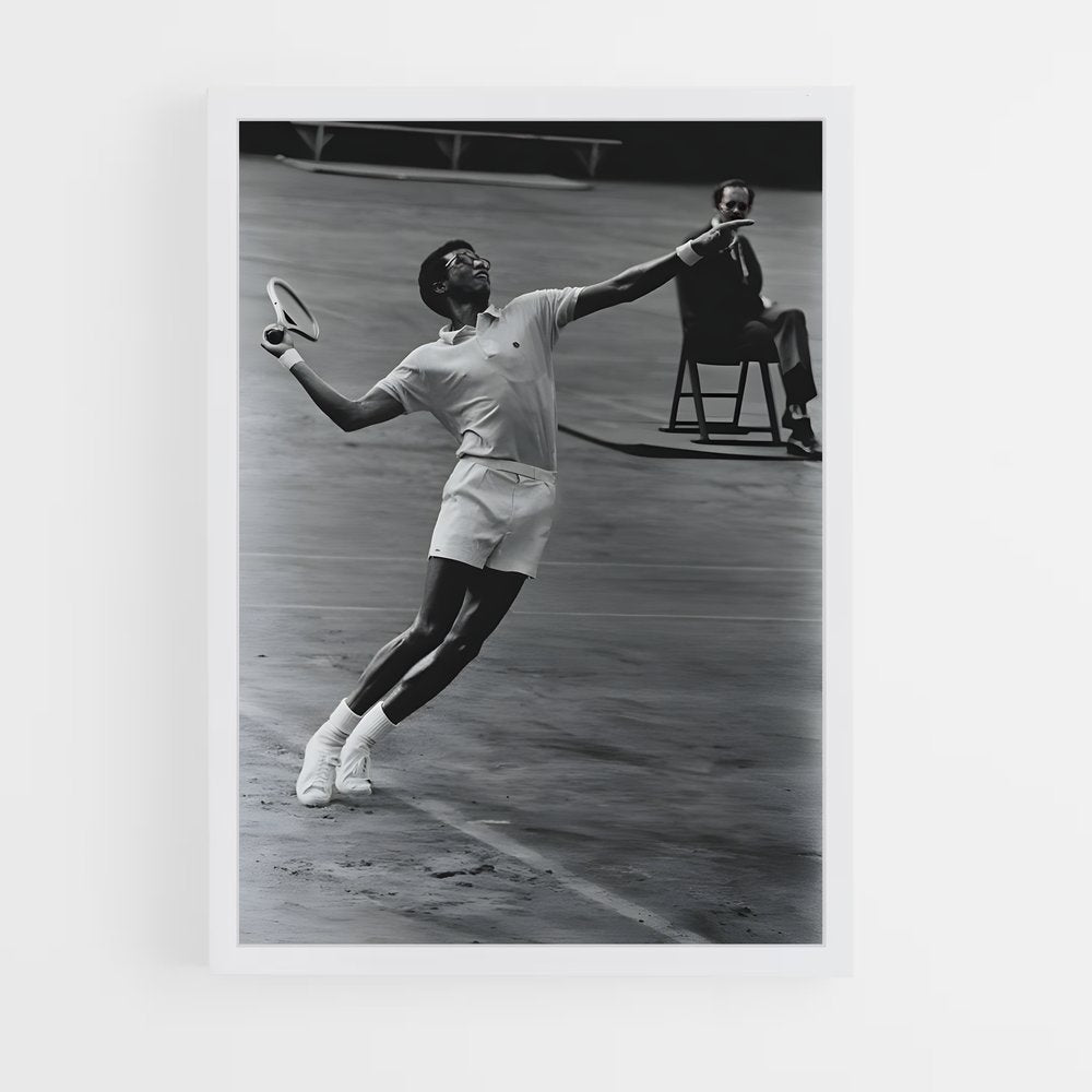 ap-arthur ashe-4 cadre Blanc