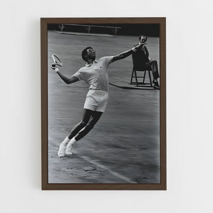 ap-arthur ashe-4 cadre Bois foncé
