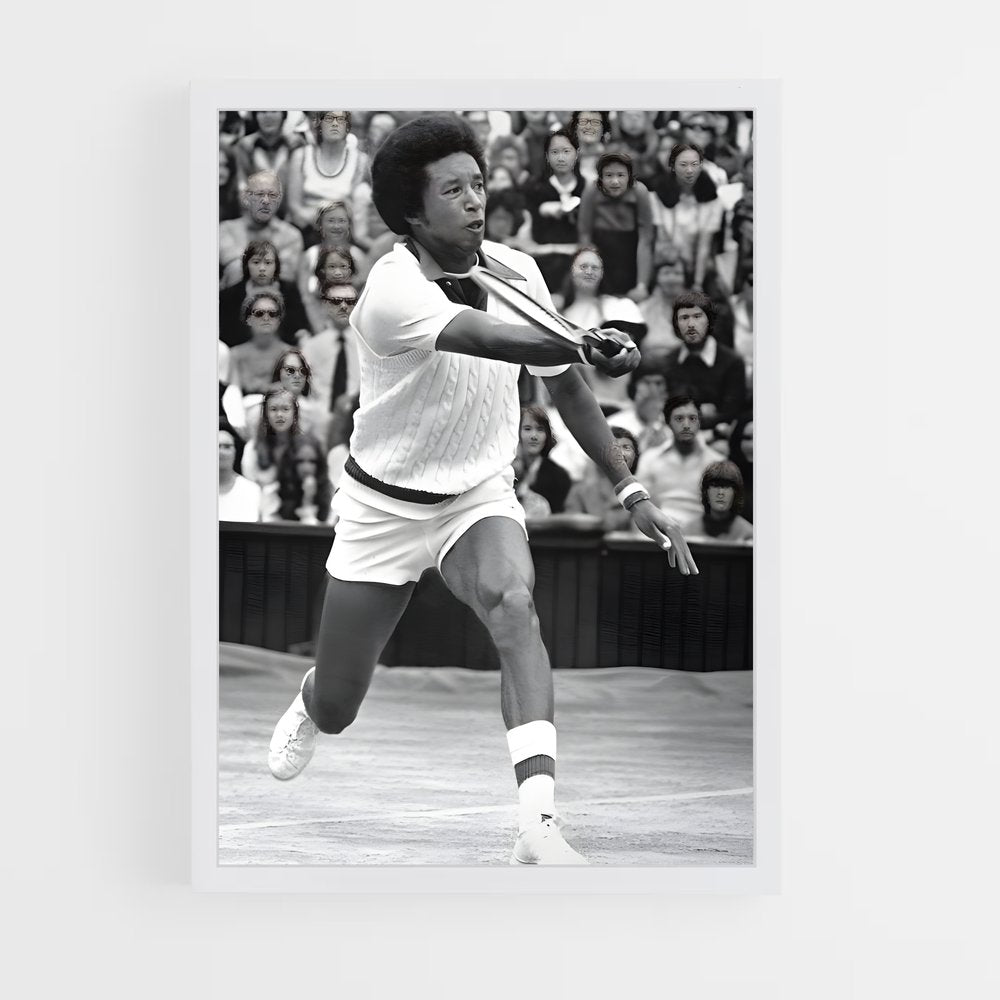ap-arthur ashe-5 cadre Blanc