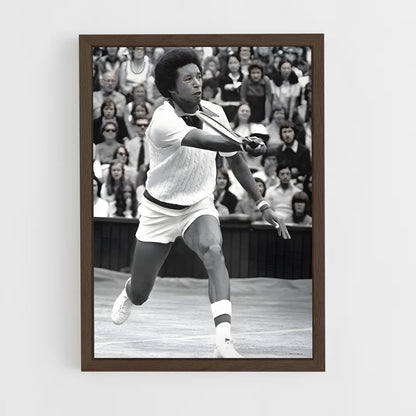 ap-arthur ashe-5 cadre Bois foncé