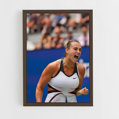ap-aryna sabalenka-2 cadre Bois foncé