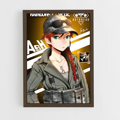 ap-ash r6-7 cadre Bois foncé