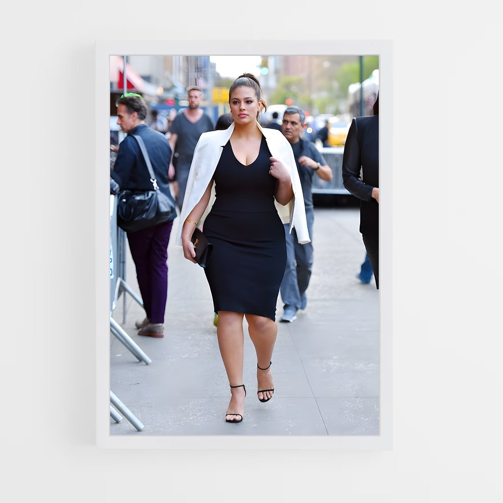 ap-ashley graham-1 cadre Blanc