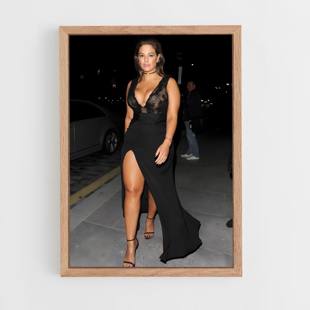 ap-ashley graham-2 cadre Bois clair