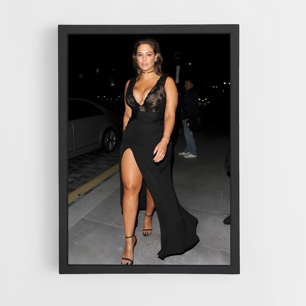 ap-ashley graham-2 cadre Noir