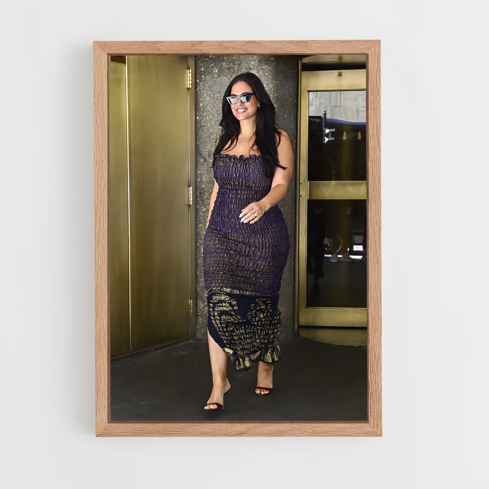 ap-ashley graham-4 cadre Bois clair