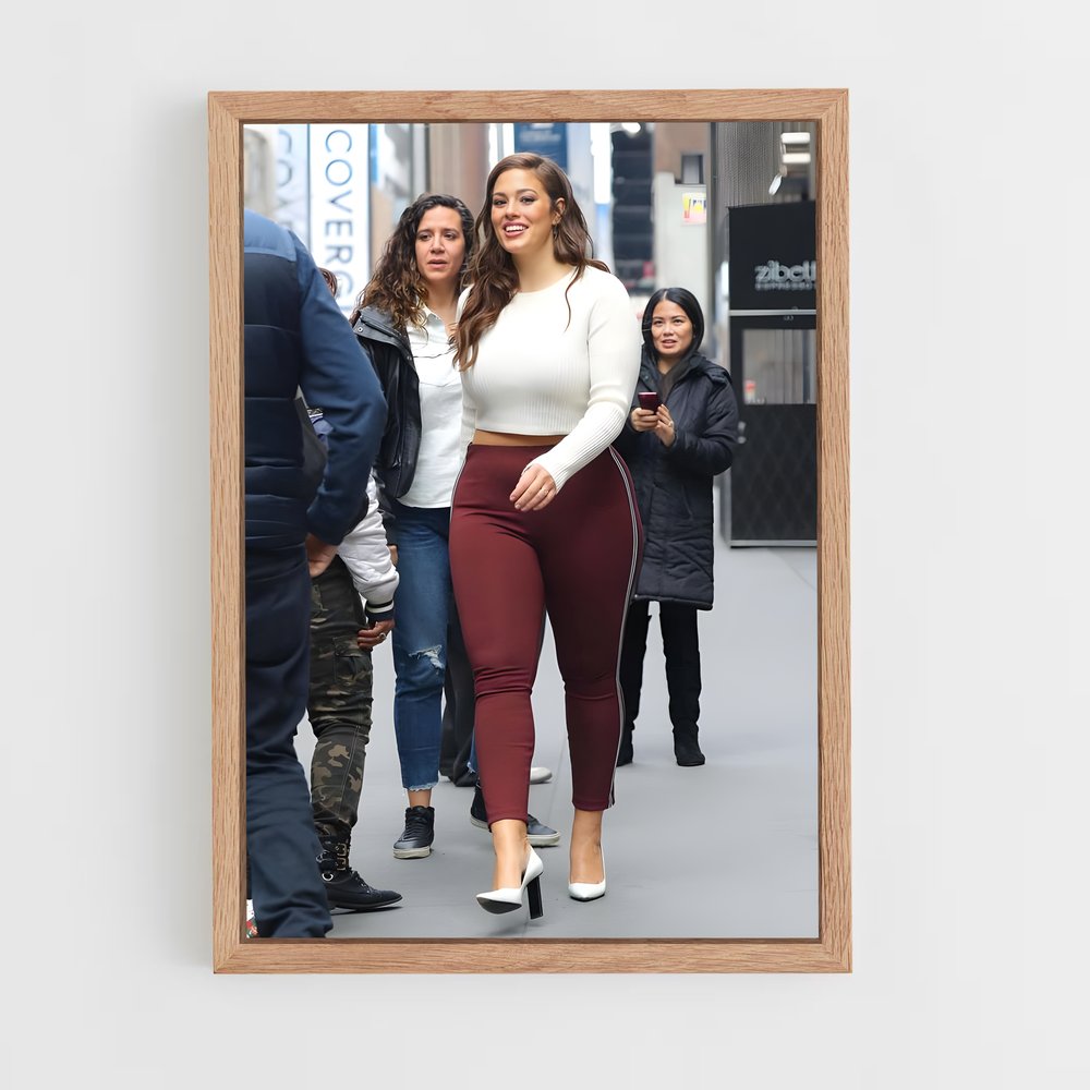 ap-ashley graham-5 cadre Bois clair
