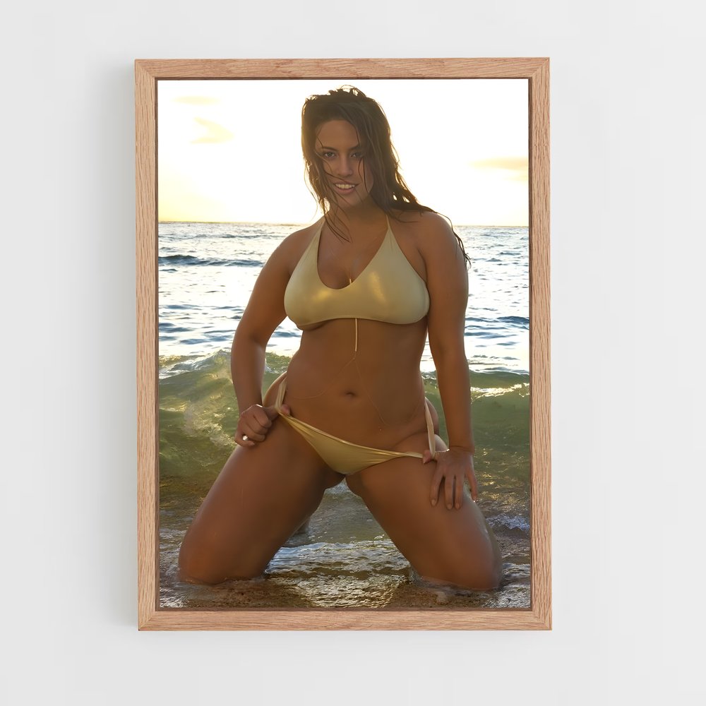 ap-ashley graham-7 cadre Bois clair