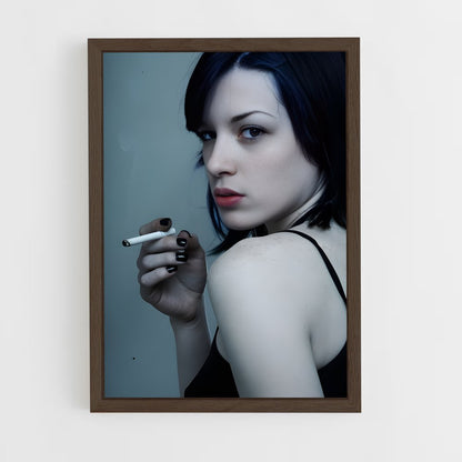 ap-asia argento-8 cadre Bois foncé