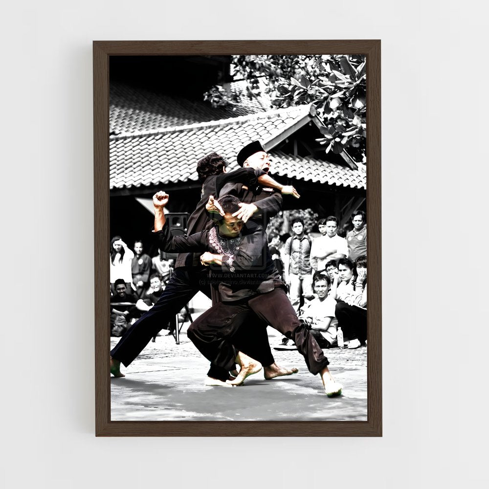 ap-asian games pencak silat-1 cadre Bois foncé
