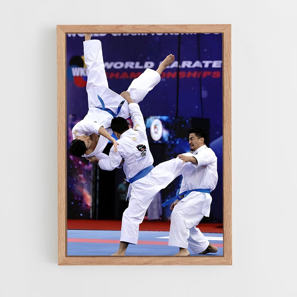ap-asian karate championships-1 cadre Bois clair