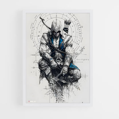 ap-assassins creed-1 cadre Blanc