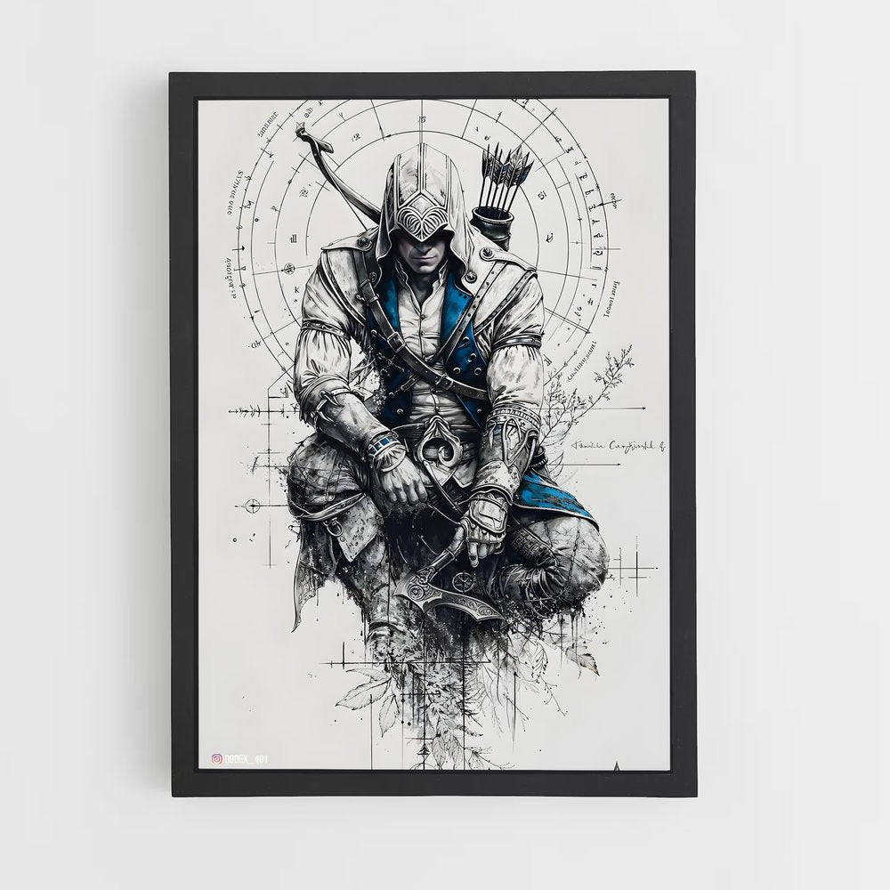 ap-assassins creed-1 cadre Noir