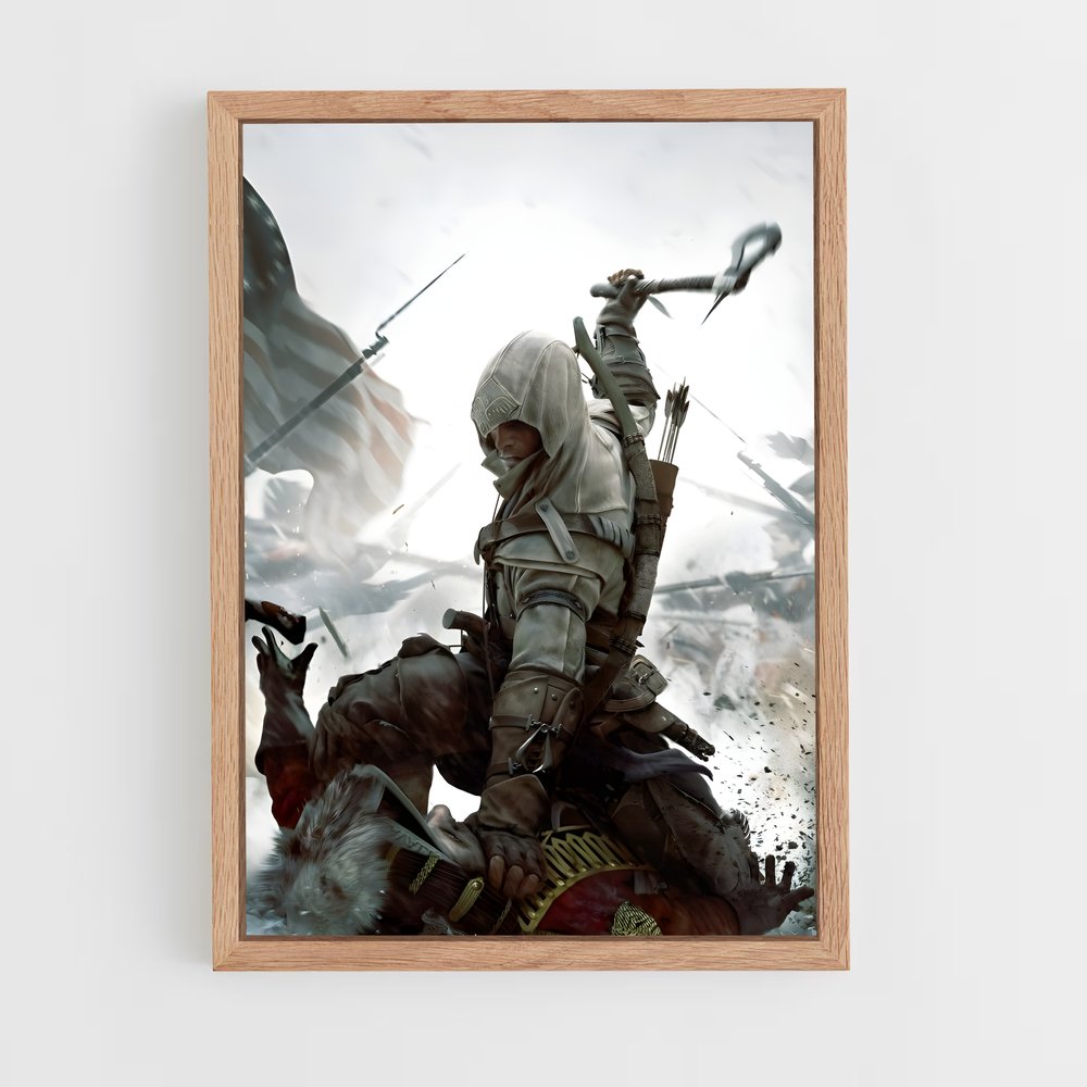 ap-assassins creed-2 cadre Bois clair