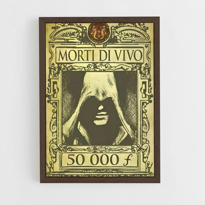ap-assassins creed-8 cadre Bois foncé