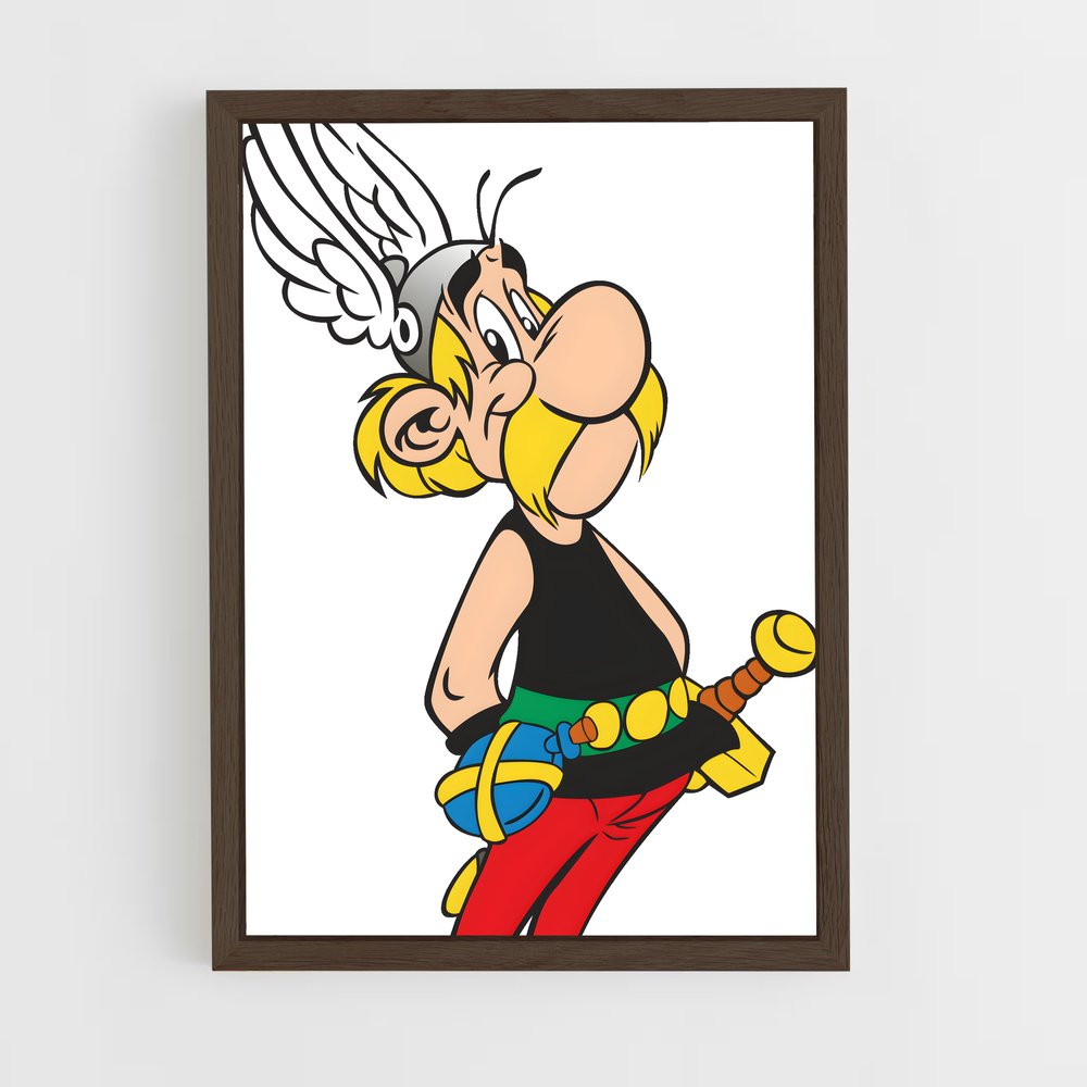 ap-asterix-1 cadre Bois foncé