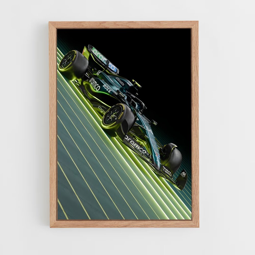 ap-aston martin f1 team-10 cadre Bois clair