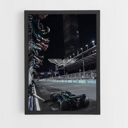 ap-aston martin f1 team-2 cadre Noir