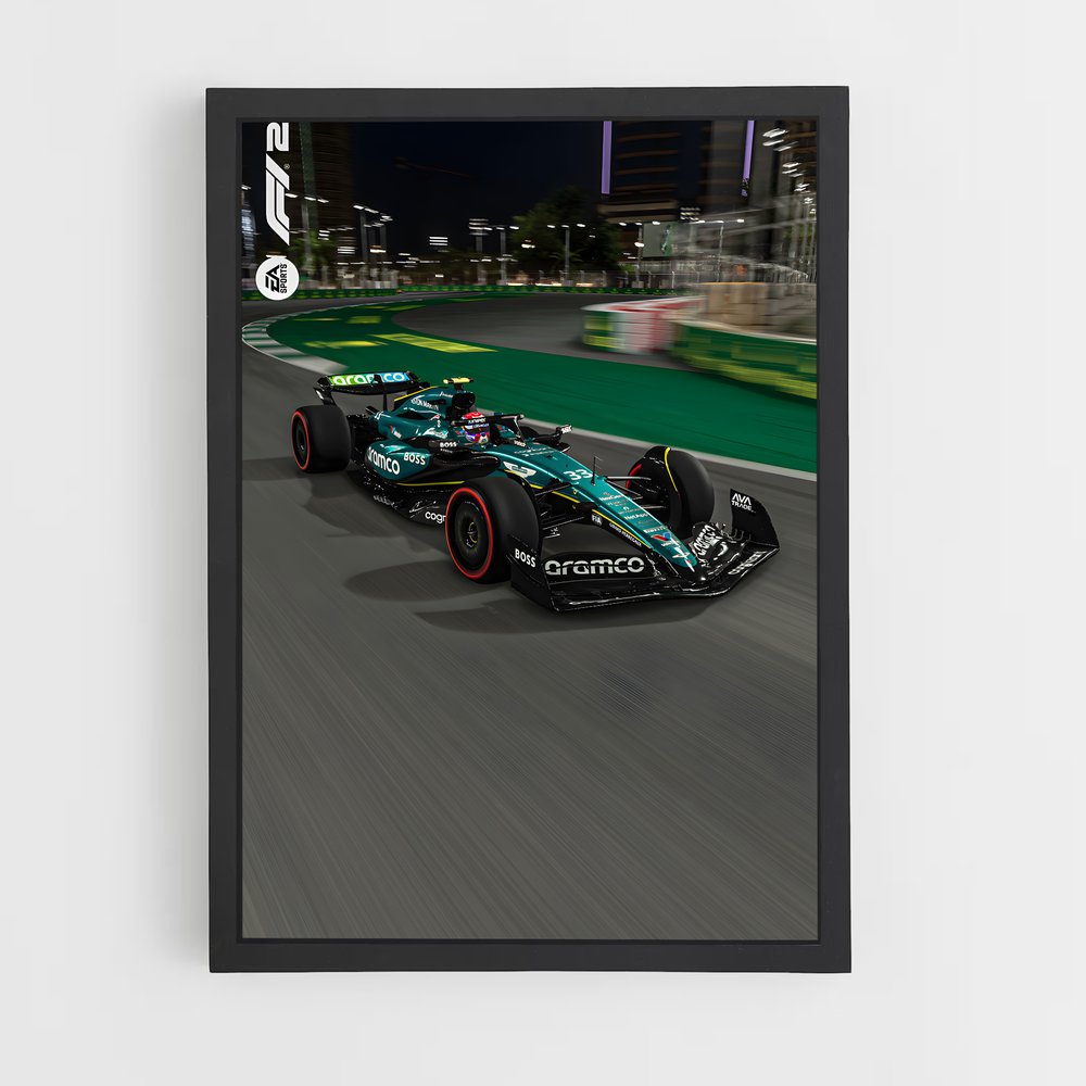 ap-aston martin f1 team-8 cadre Noir