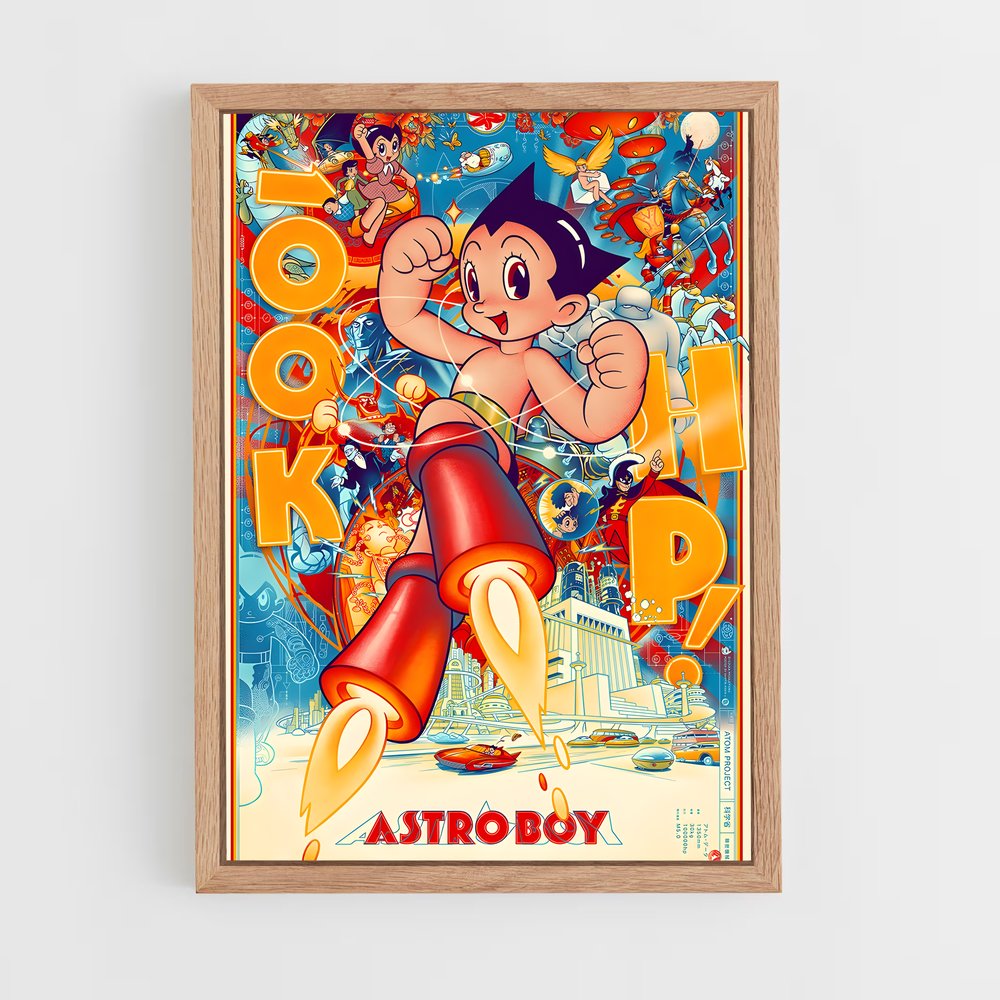 ap-astro boy-4 cadre Bois clair