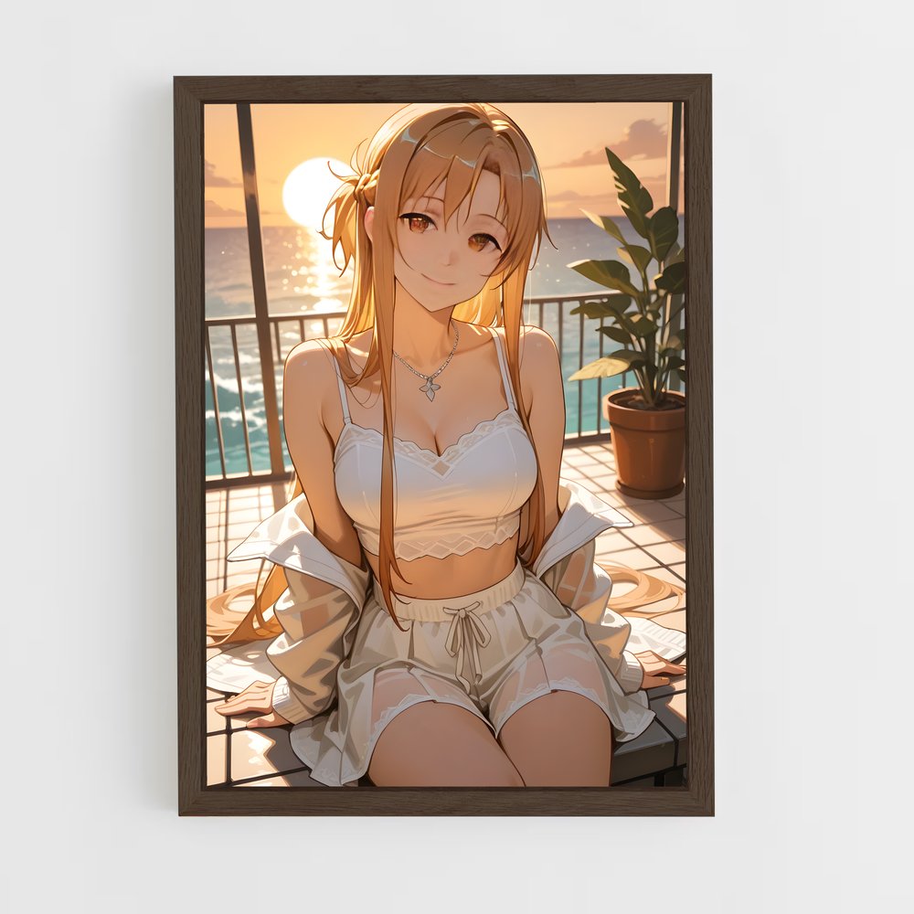 ap-asuna yuuki-11 cadre Bois foncé