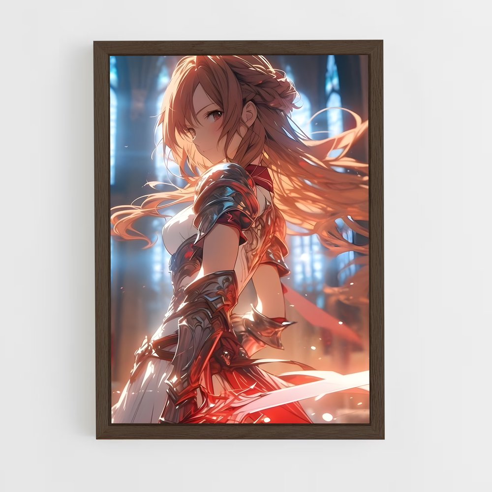 ap-asuna yuuki-12 cadre Bois foncé