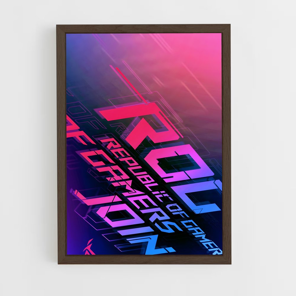 ap-asus rog-3 cadre Bois foncé