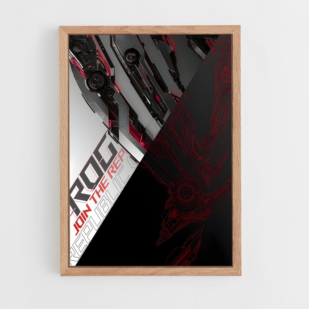 ap-asus rog-4 cadre Bois clair