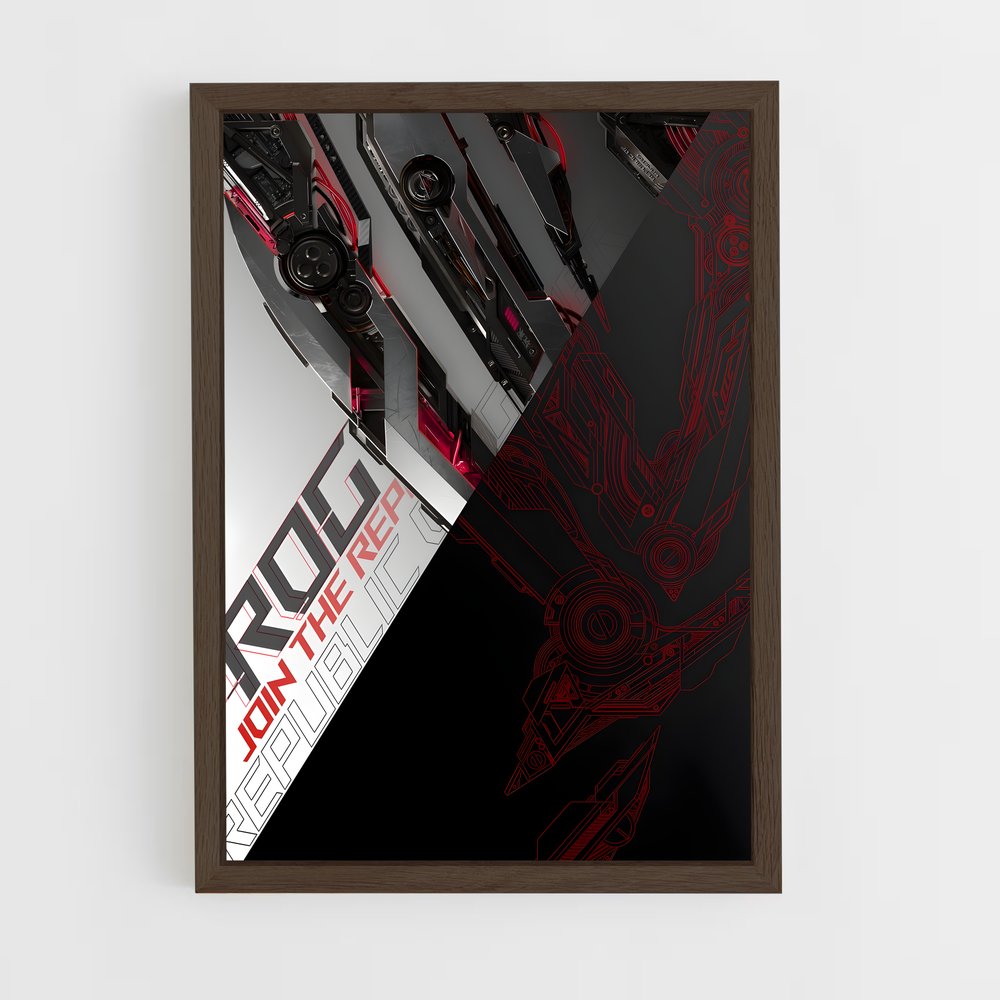 ap-asus rog-4 cadre Bois foncé