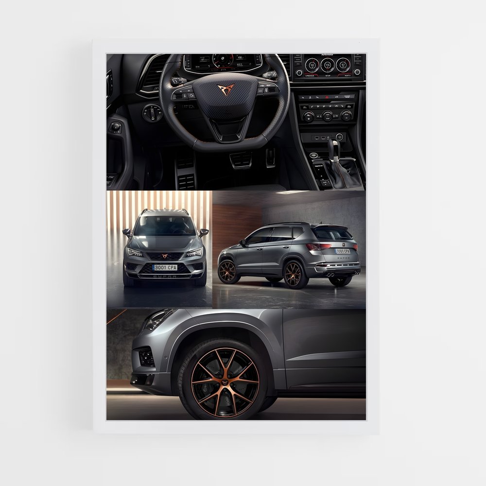 ap-ateca cupra-2 cadre Blanc