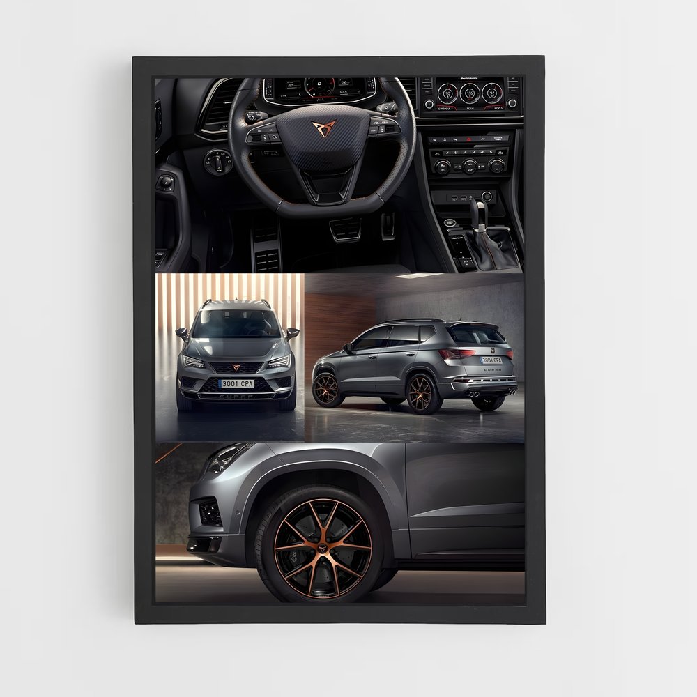 ap-ateca cupra-2 cadre Noir